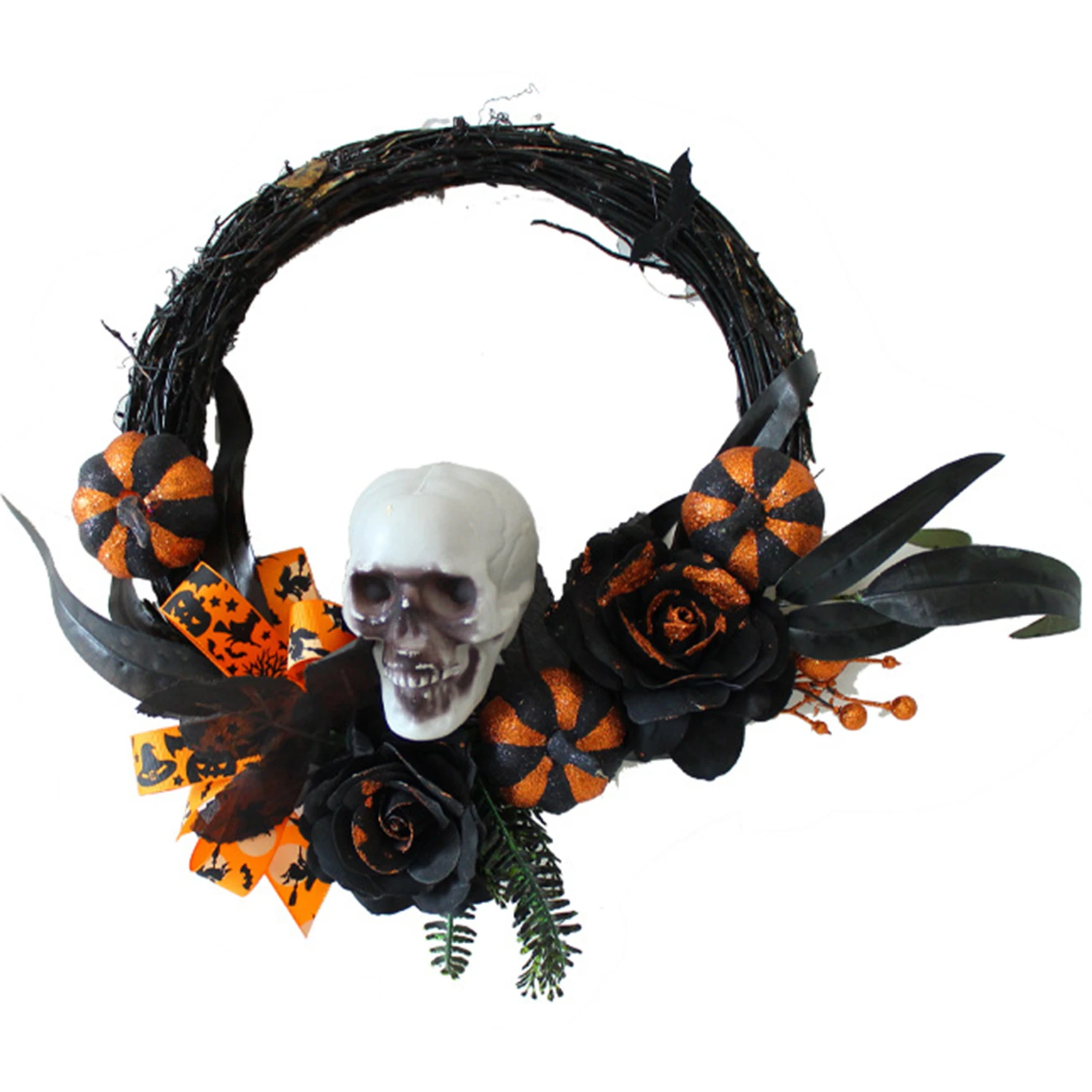 Новый Хэллоуин пластиковые перья череп Тыква венок праздничные ужасные украшения дом с привидениями атмосфера декоративное дверное украш... 
Новый Хэллоуин пластиковые перья череп Тыква венок праздничные ужасные украшения дом с привидениями атмосфера декоративное дверное украш...