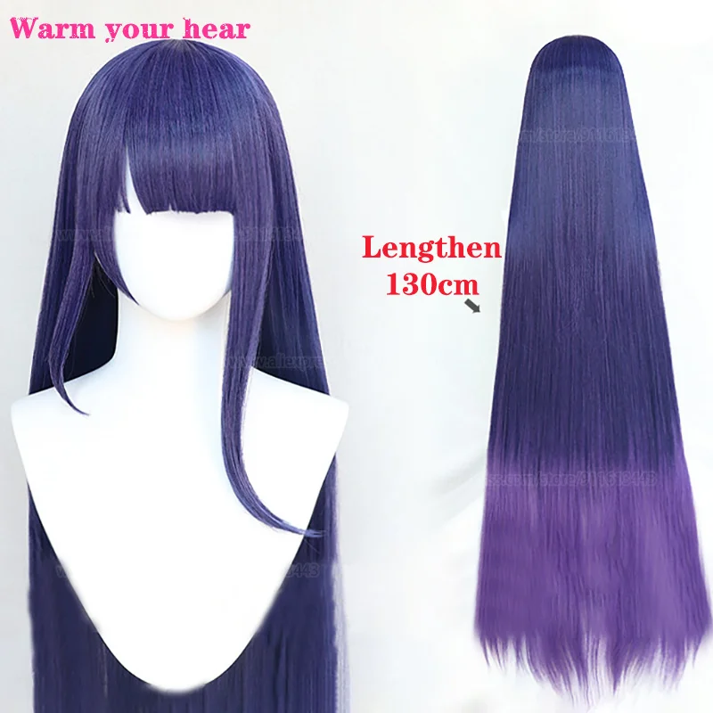 Game Genshin Impact Raiden Shogun Cosplay Wig 130cm Long Blue Purple Gradient Heat Resistant Beelzebul Halloween Party Baal Wigs
Game Genshin Impact Raiden Shogun Cosplay Wig 130cm Long Blue Purple Gradient Heat Resistant Beelzebul Halloween Party Baal Wigs
