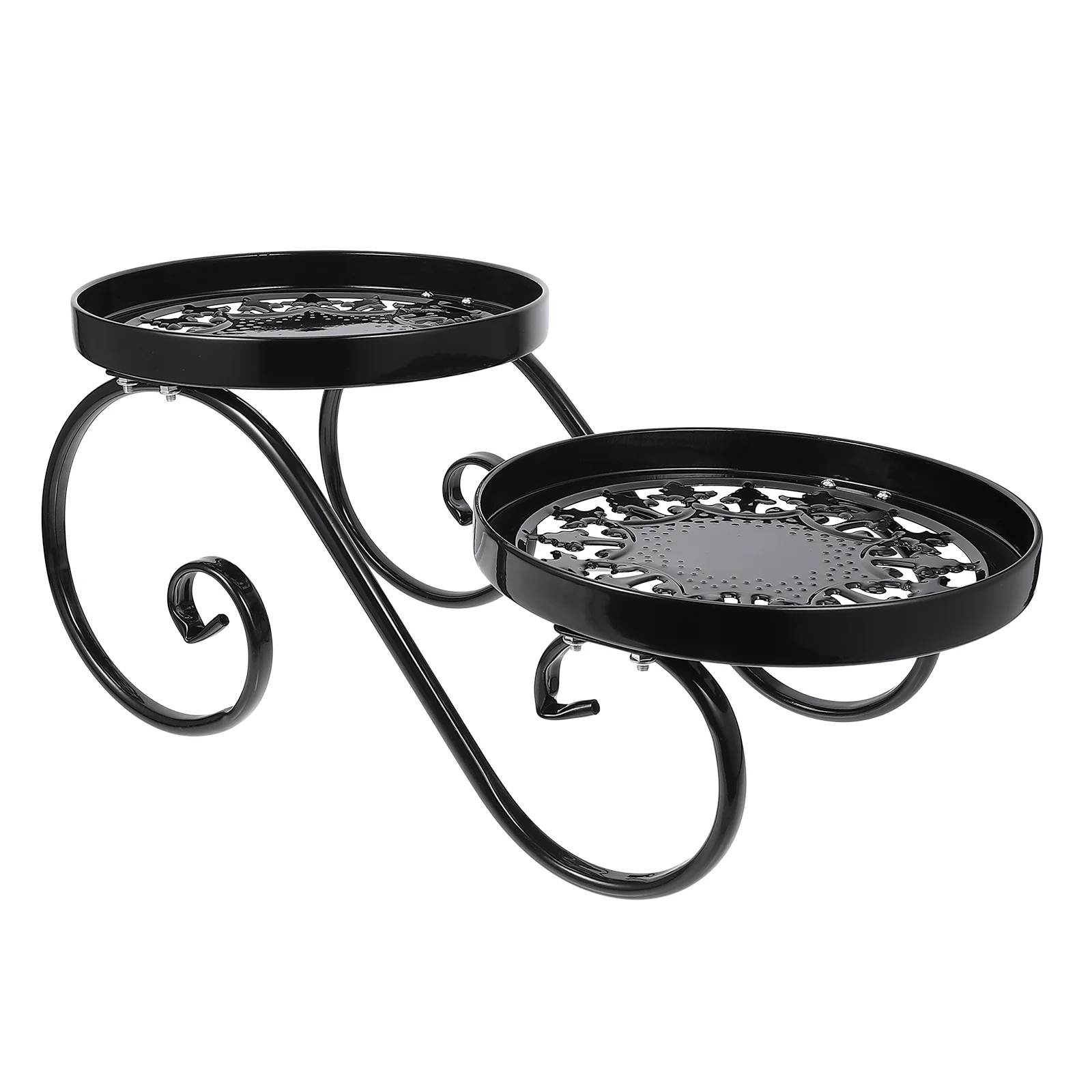 Wrought Iron Flower Stand Storage Rack Floor Type Stool Decorative Holder Black Home Potted Plant Multi Tiered Outdoor
Wrought Iron Flower Stand Storage Rack Floor Type Stool Decorative Holder Black Home Potted Plant Multi Tiered Outdoor