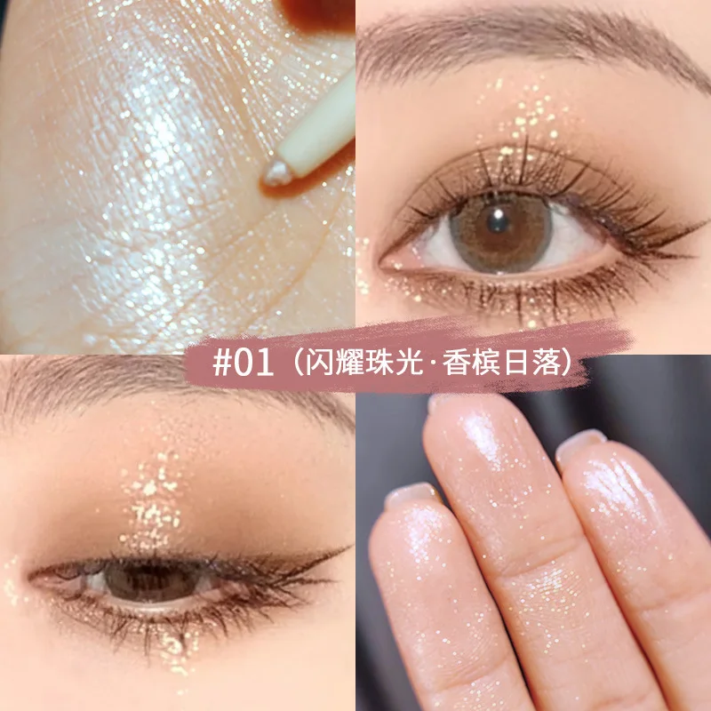1 PC Pearlescent Matte Diamond Eyeliner Pen Waterproof Highlight Brighten Silkworm Glitter Eyeshadow Pen Makeup Pencil Shiny
1 PC Pearlescent Matte Diamond Eyeliner Pen Waterproof Highlight Brighten Silkworm Glitter Eyeshadow Pen Makeup Pencil Shiny