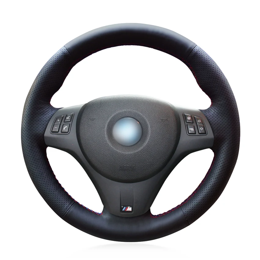 DIY Custom Black Artificial Leather Steering Wheel Cover for BMW M3 2009-2013 E92
DIY Custom Black Artificial Leather Steering Wheel Cover for BMW M3 2009-2013 E92