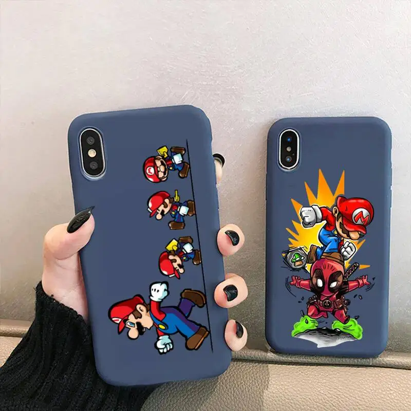 Mario Brothers Phone Case for iPhone 13 12 mini 11 Pro XS MAX X XR 7 8 6 Plus Candy Color blue Soft Silicone Cover
Mario Brothers Phone Case for iPhone 13 12 mini 11 Pro XS MAX X XR 7 8 6 Plus Candy Color blue Soft Silicone Cover