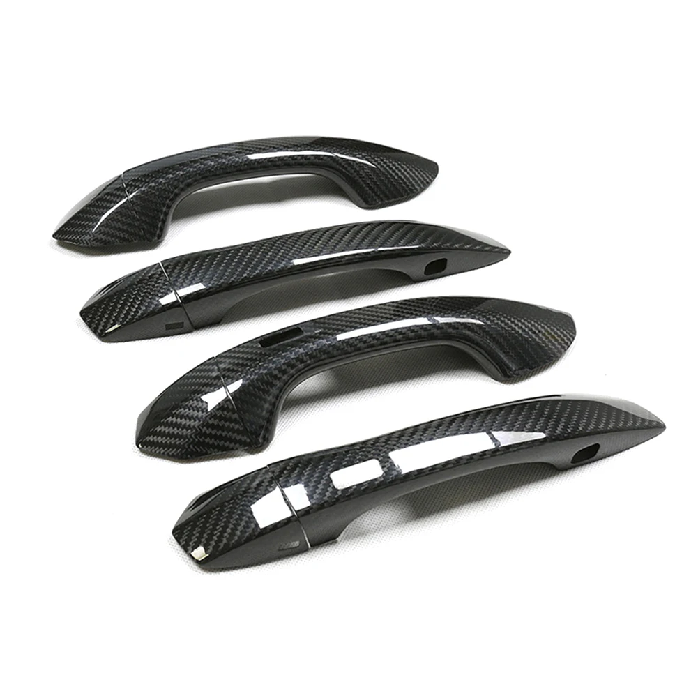 Car Exterior Doors Handle Cover Trim for Audi A6 C8 S6 RS6 Q6 E-Tron Carbon Fiber with Auxiliary Hole Door Handle
Car Exterior Doors Handle Cover Trim for Audi A6 C8 S6 RS6 Q6 E-Tron Carbon Fiber with Auxiliary Hole Door Handle