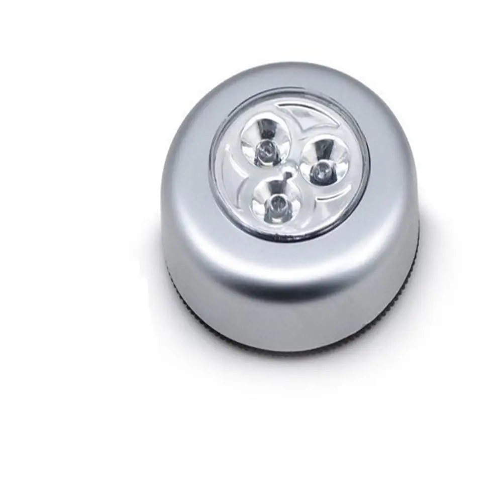 Touch Light Mini Wireless 3led Battery-powered Tap Light Cabinet Staircase Closet Car Night Light
Touch Light Mini Wireless 3led Battery-powered Tap Light Cabinet Staircase Closet Car Night Light