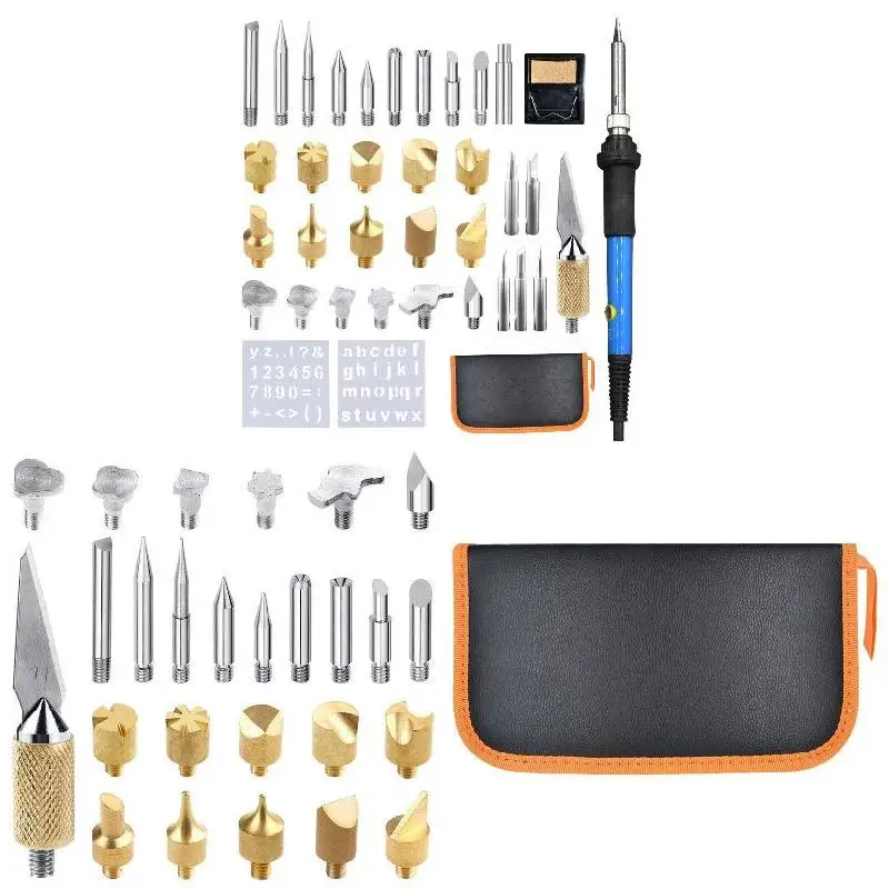 37 Pcs/Set Electric Soldering Iron Engraving Tools for Wood Embossing Pyrography
37 Pcs/Set Electric Soldering Iron Engraving Tools for Wood Embossing Pyrography