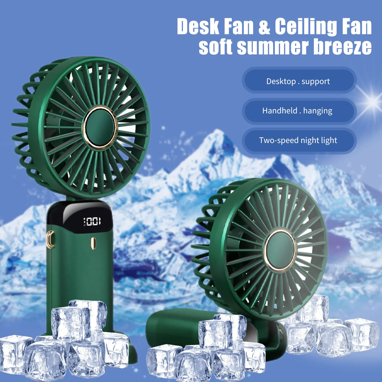 Handheld Fan Foldable 5 Speed Settings Mini Portable Foldable Personal Cooling Fan for Outdoor Travel Office Desktop
Handheld Fan Foldable 5 Speed Settings Mini Portable Foldable Personal Cooling Fan for Outdoor Travel Office Desktop