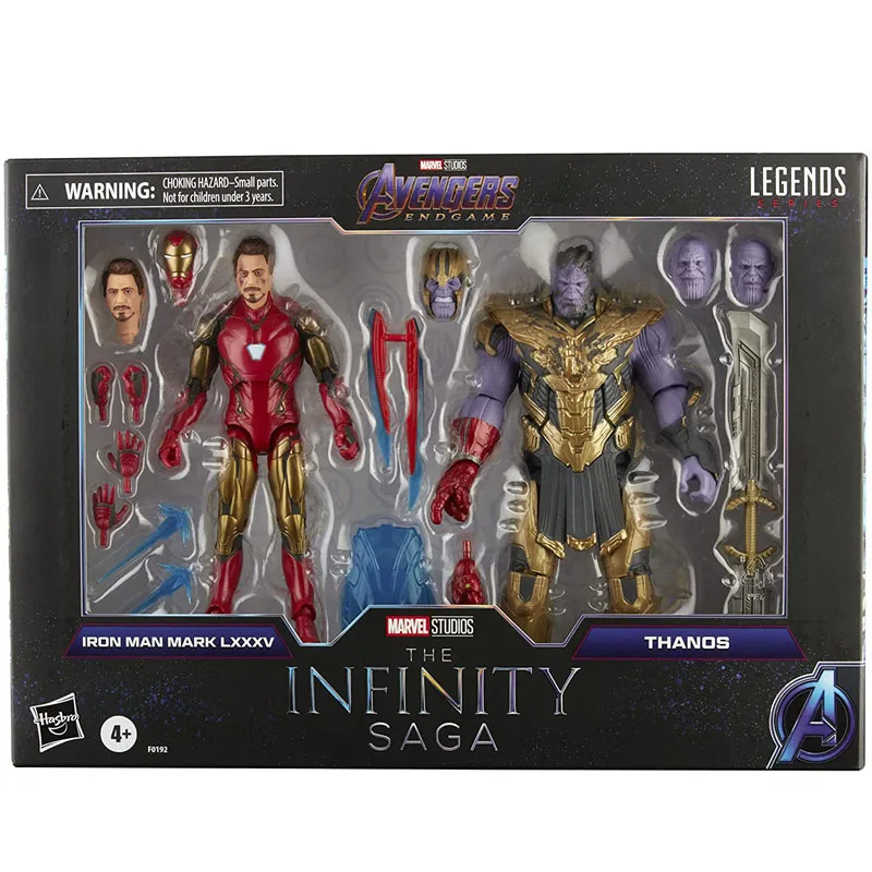 Marvel Legends Series 6-Inch Scale Action Figure 2-Piece Toy Iron Man Mark 85 Vs. Thanos Infinity Saga Collectible Toy
Marvel Legends Series 6-Inch Scale Action Figure 2-Piece Toy Iron Man Mark 85 Vs. Thanos Infinity Saga Collectible Toy