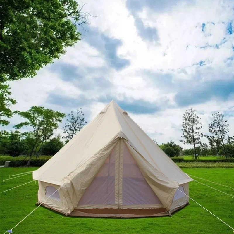 Водонепроницаемая ветростойкая теплая палатка из хлопка Yurt для походов и выживания на природе, портативная палатка для кемпинга, индийског...
Водонепроницаемая ветростойкая теплая палатка из хлопка Yurt для походов и выживания на природе, портативная палатка для кемпинга, индийског...