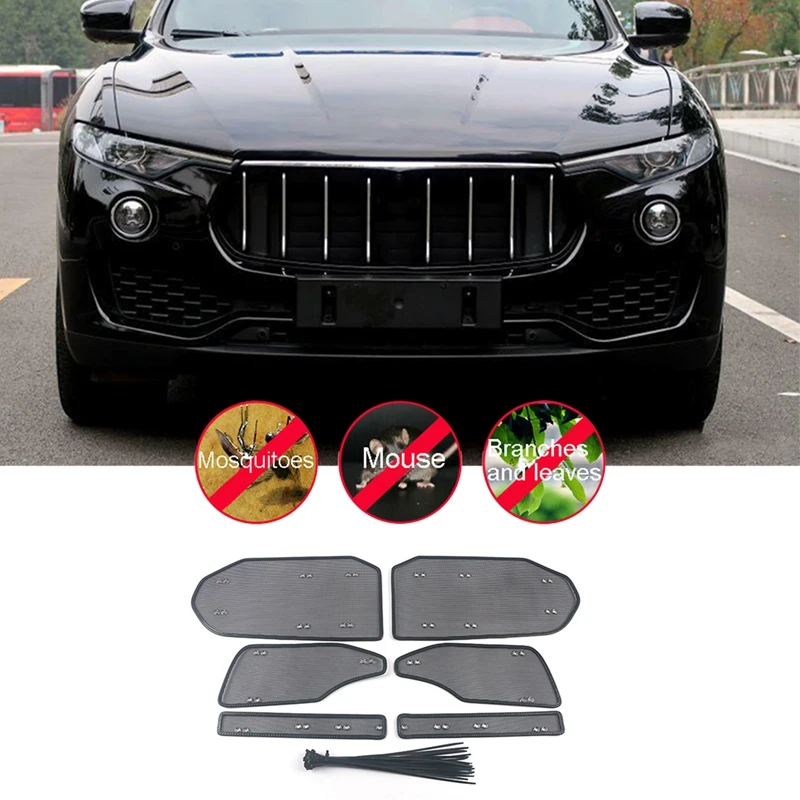 Accessories Car Insect Screening Mesh Front Grille Insert Net Trim Car Styling for Maserati Levante 2016
Accessories Car Insect Screening Mesh Front Grille Insert Net Trim Car Styling for Maserati Levante 2016