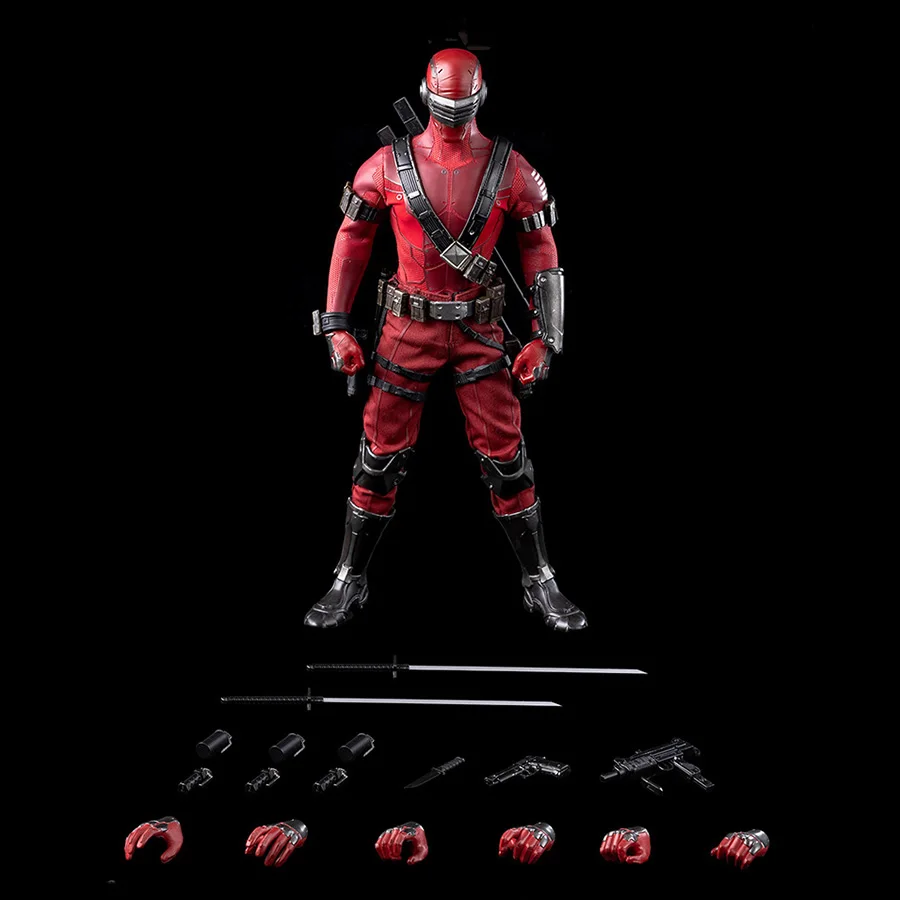 

3A Threezero 3Z0215-EX 1/6 Male Soldier Snake Eyes G.I.JOE Red Special Ver Model 12'' Full Set Action Figure Toys for Fans Gifts
