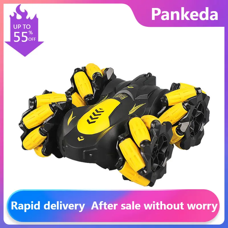 1:20 Newest 4WD RC Stunt Car 2.4G Radio Remote Control Cars RC Watch Gesture Sensor Rotation Gift Electronic Toy for Kids Boy
1:20 Newest 4WD RC Stunt Car 2.4G Radio Remote Control Cars RC Watch Gesture Sensor Rotation Gift Electronic Toy for Kids Boy