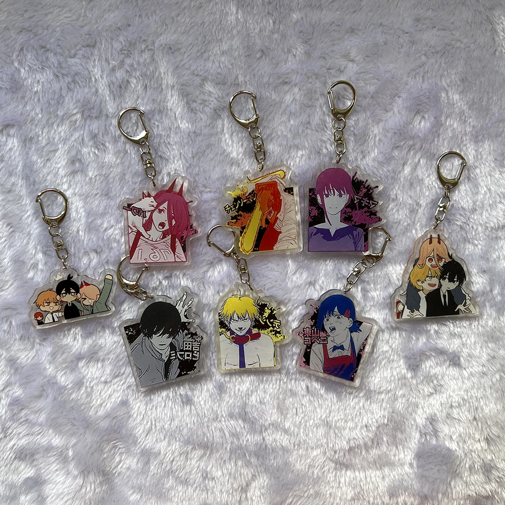 Anime Chainsaw Man Keychains Denji Power Makima Aki Hayakawa Yoshida Hirofumi Pendants Kawaii Keyrings Gifts Fashion Jewerly
Anime Chainsaw Man Keychains Denji Power Makima Aki Hayakawa Yoshida Hirofumi Pendants Kawaii Keyrings Gifts Fashion Jewerly