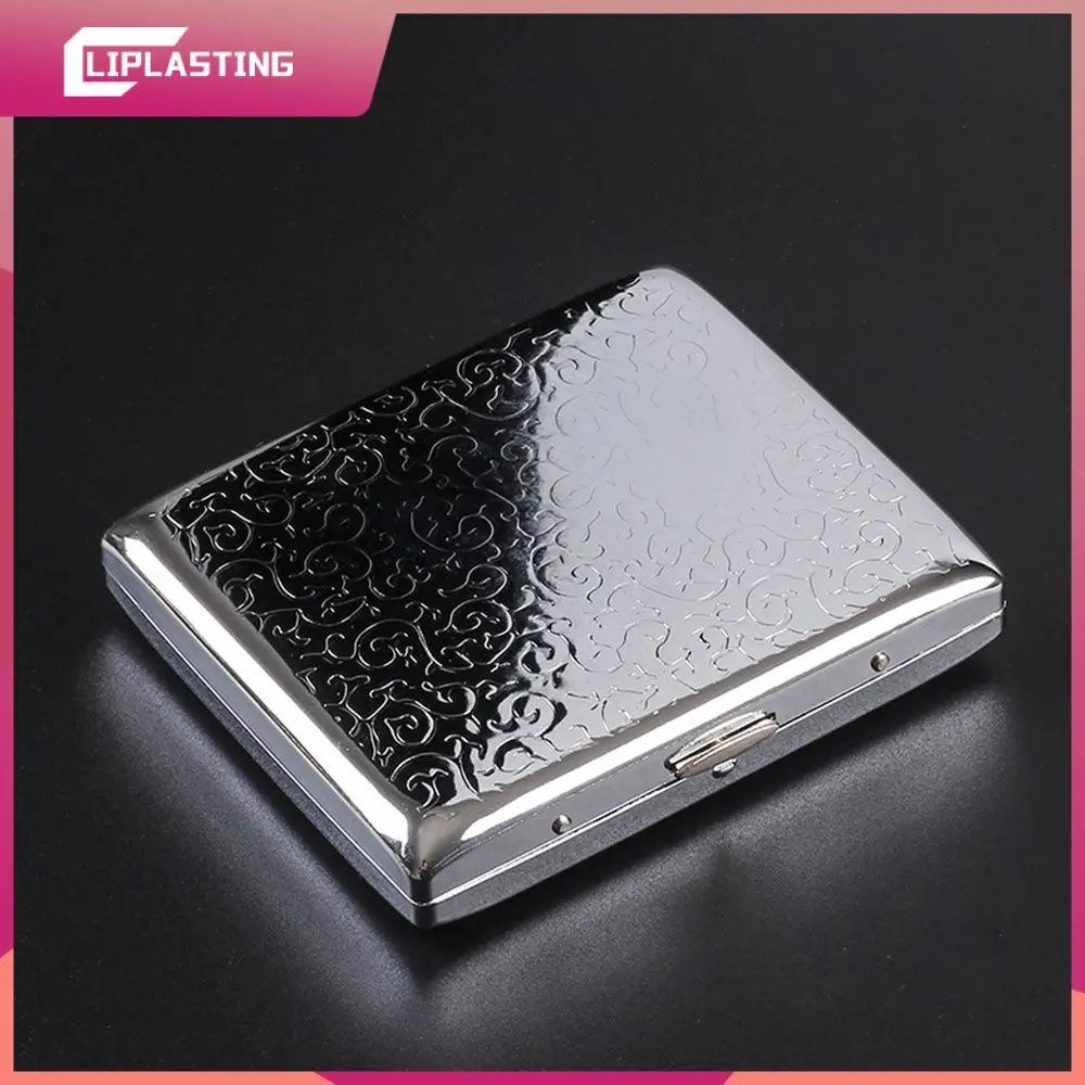 1~8PCS Silver Portable Metal Cigarette Case for 20 Cigarettes Flip Open Cigarette Storage Box Holder Travel Outdoor Smoking
1~8PCS Silver Portable Metal Cigarette Case for 20 Cigarettes Flip Open Cigarette Storage Box Holder Travel Outdoor Smoking