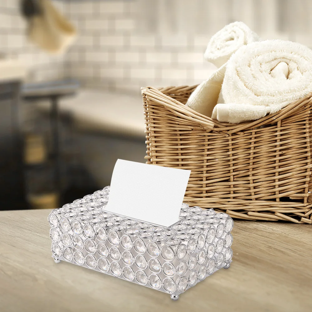 Tissue Paper Rack Box Office Artificial Crystal Table Accessories Facial Case Napkin Tray Home Hotel Car Wedding Party
Tissue Paper Rack Box Office Artificial Crystal Table Accessories Facial Case Napkin Tray Home Hotel Car Wedding Party