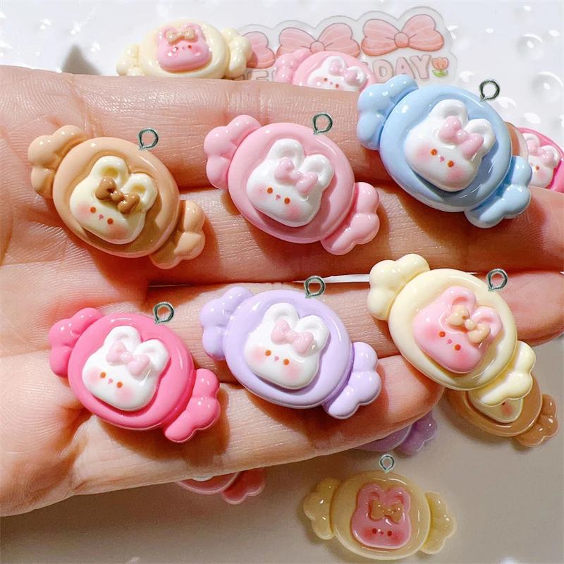 10 шт. милый кролик конфеты Смола шармы для DIY изготовления ювелирных изделий Баррикада отражатель Конус подвеска серьги брелок фурнитура
10 шт. милый кролик конфеты Смола шармы для DIY изготовления ювелирных изделий Баррикада отражатель Конус подвеска серьги брелок фурнитура