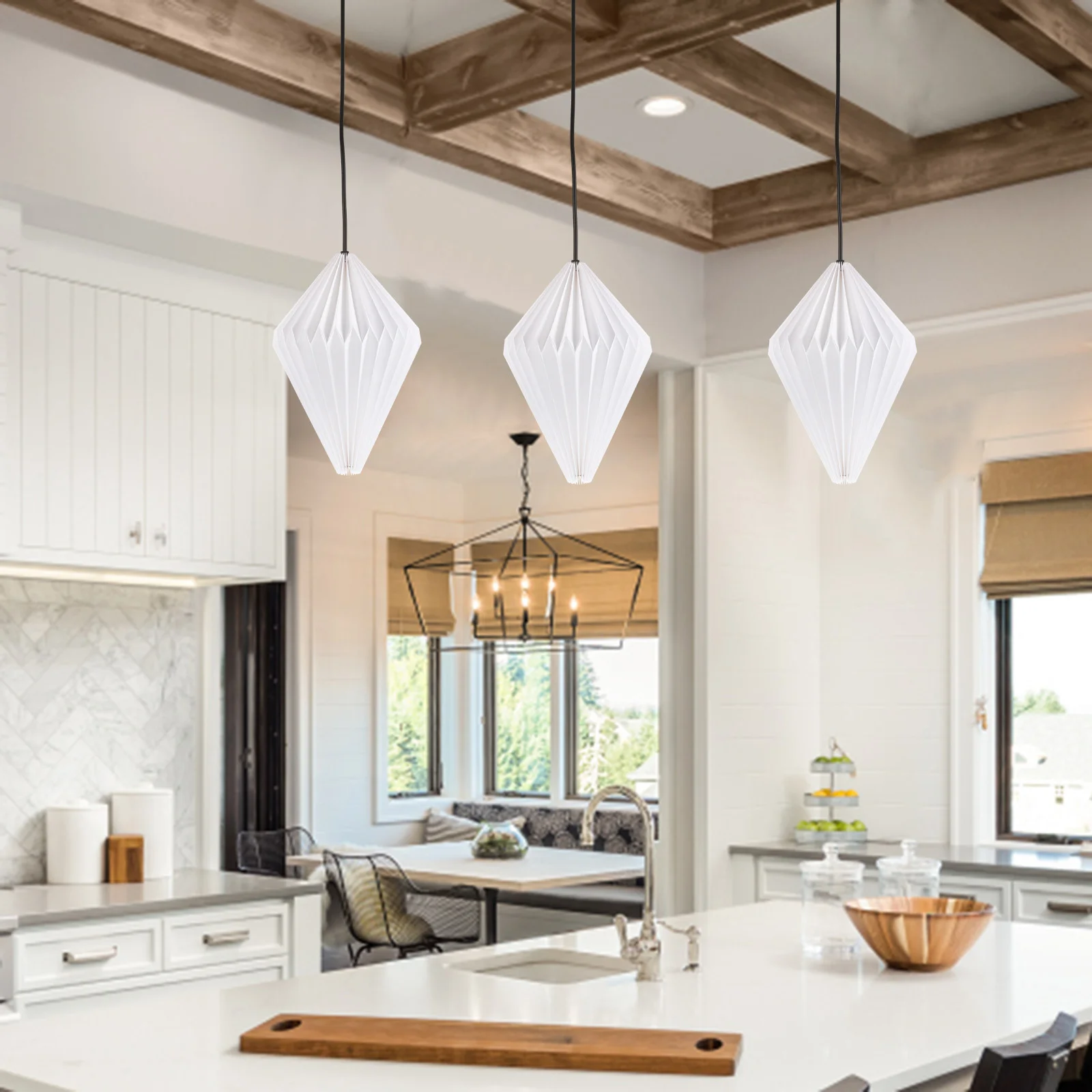 Lampshade Lamp Hanging Shade Origami Pendant Folding Covers Paper Puzzle Cover Christmas Ornament Party Wedding Twinkle Ceiling
Lampshade Lamp Hanging Shade Origami Pendant Folding Covers Paper Puzzle Cover Christmas Ornament Party Wedding Twinkle Ceiling