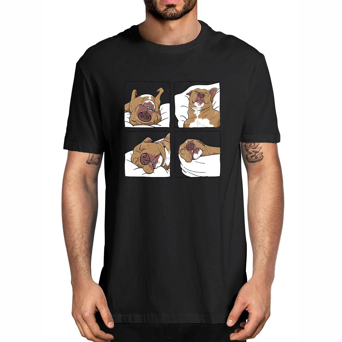100% Cotton Funny Pitbull Lazy Gift For Dog Love Unisex High Quality Men's Novelty T-Shirt Women Casual Streetwear Fashion Tee
100% Cotton Funny Pitbull Lazy Gift For Dog Love Unisex High Quality Men's Novelty T-Shirt Women Casual Streetwear Fashion Tee
