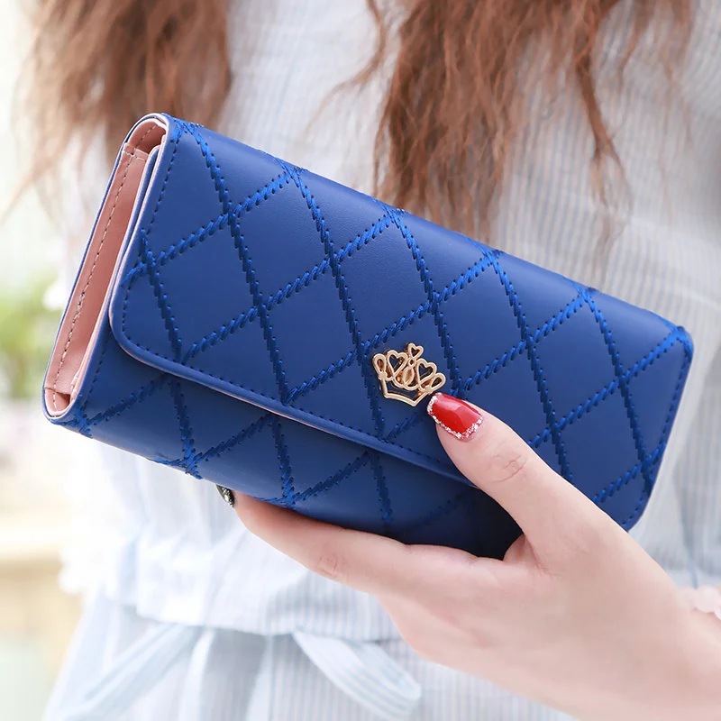 Women Wallet Lady Clutch Leather Plaid Hasp Female Wallets Long Length Card Holder Phone Bag Money Coin Pocket Ladies Purses
Women Wallet Lady Clutch Leather Plaid Hasp Female Wallets Long Length Card Holder Phone Bag Money Coin Pocket Ladies Purses