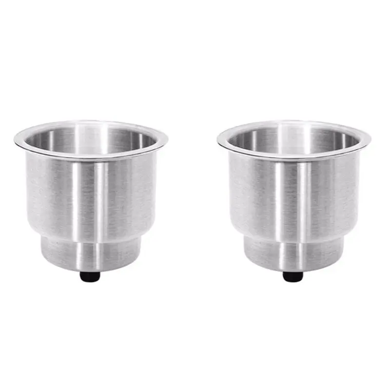 2PCS Recessed Stainless Steel Cup Drink Bottle Holder with Drain Marine for Boat Rv Camper Car Two Stage
2PCS Recessed Stainless Steel Cup Drink Bottle Holder with Drain Marine for Boat Rv Camper Car Two Stage