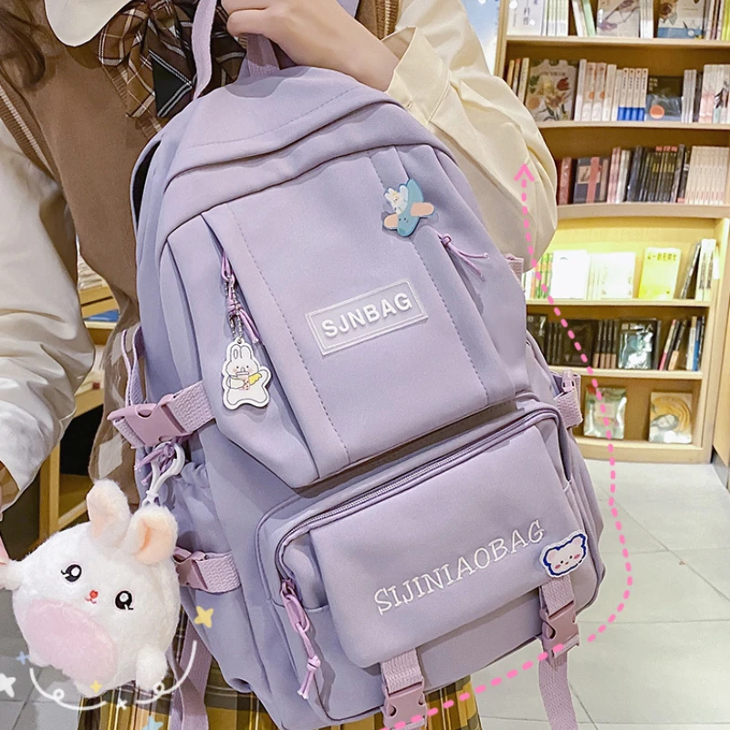 

Рюкзак женский для младшей и старшей школы, вместительный школьный ранец Sen, новая японская модель 2022 для начальной школы