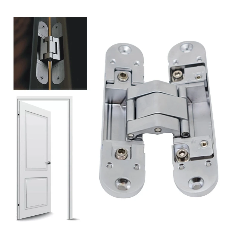 Hidden Door Hinges Invisible Hinges Concealed Hinges Zinc Alloy 180 Degree Swing Hinge 3 Way Adjustable Butt Hinge (1
Hidden Door Hinges Invisible Hinges Concealed Hinges Zinc Alloy 180 Degree Swing Hinge 3 Way Adjustable Butt Hinge (1