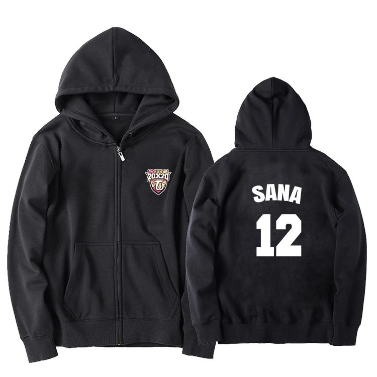 New New arrival twice university run 20x20 member name printing zipper hoodie jacket kpop unisex fleece sweatshirt
New New arrival twice university run 20x20 member name printing zipper hoodie jacket kpop unisex fleece sweatshirt
