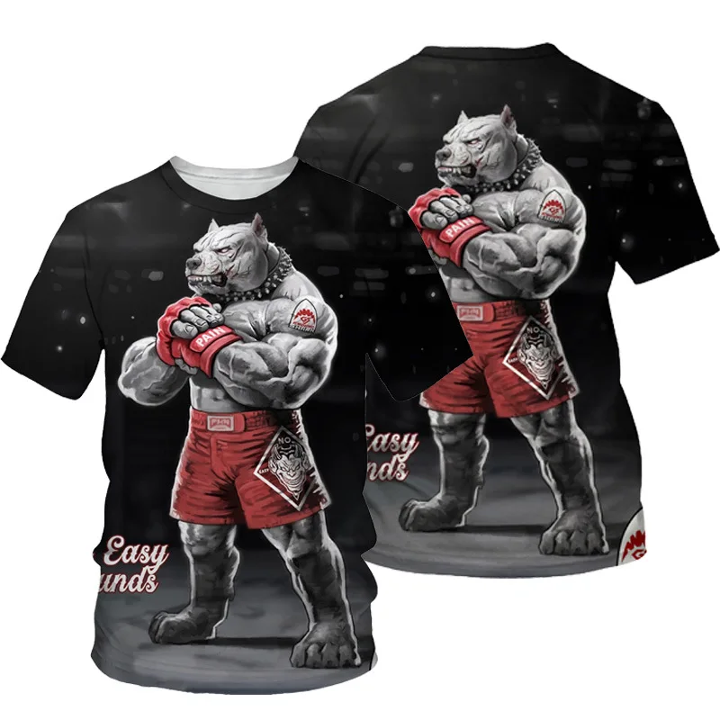 2023 Fashionable and Cute Animal Boxing Dog 3D Print T-shirt Summer Short Sleeve Harajuku 13 14 Year Old Boys and Girls T-shirt
2023 Fashionable and Cute Animal Boxing Dog 3D Print T-shirt Summer Short Sleeve Harajuku 13 14 Year Old Boys and Girls T-shirt