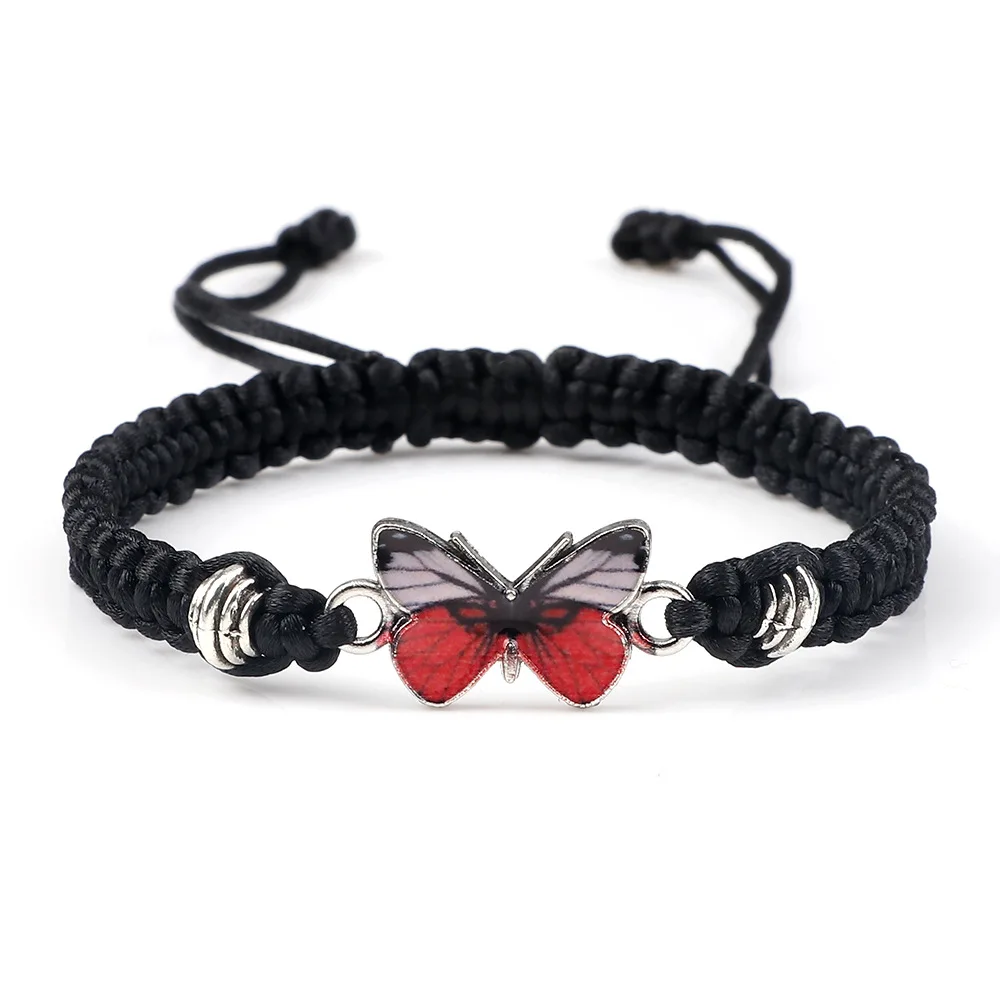 Korean Handmade Braided String Bracelet for Women Butterfly Pendant Adjustable Charm Bracelets Bangles Fashion Girl Jewelry Gift
Korean Handmade Braided String Bracelet for Women Butterfly Pendant Adjustable Charm Bracelets Bangles Fashion Girl Jewelry Gift