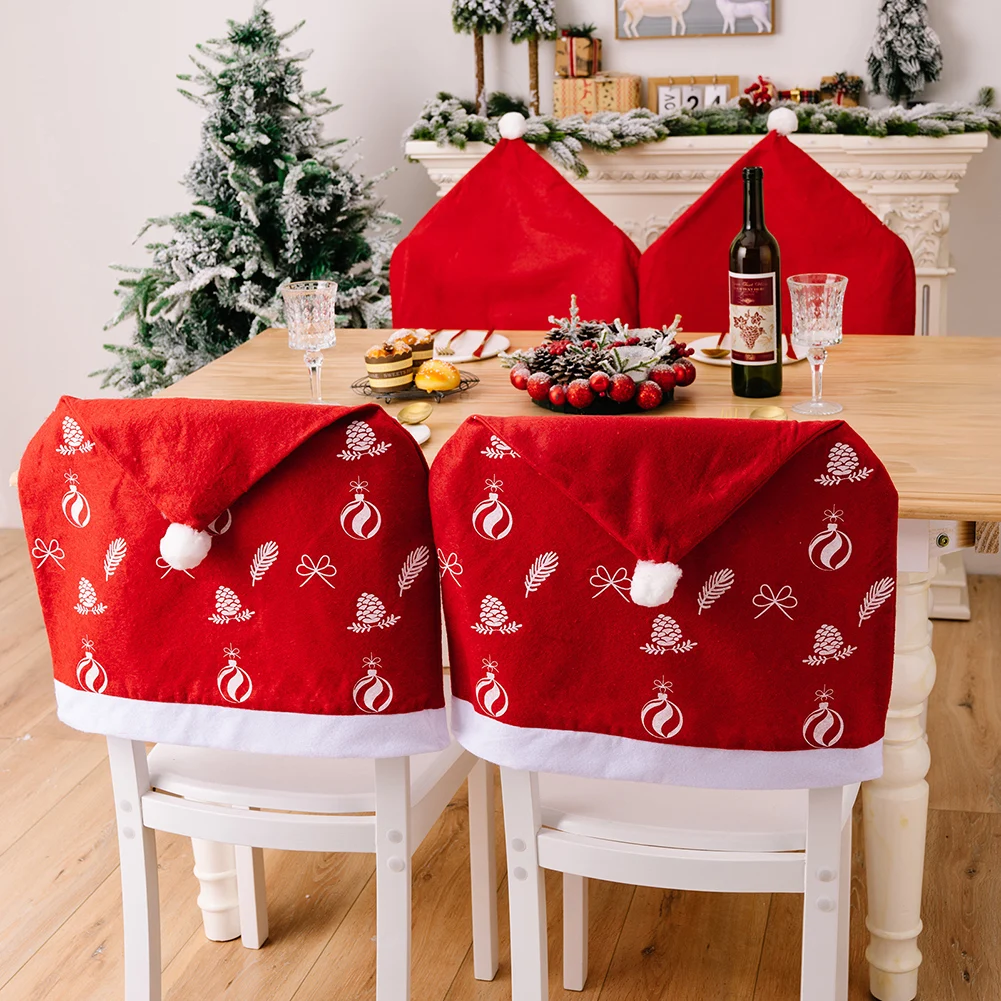 Christmas Chair Cover Red Santa Claus Hat Dining Chair Cover for New Year Merry Christmas Party Home Kitchen Table Decor
Christmas Chair Cover Red Santa Claus Hat Dining Chair Cover for New Year Merry Christmas Party Home Kitchen Table Decor