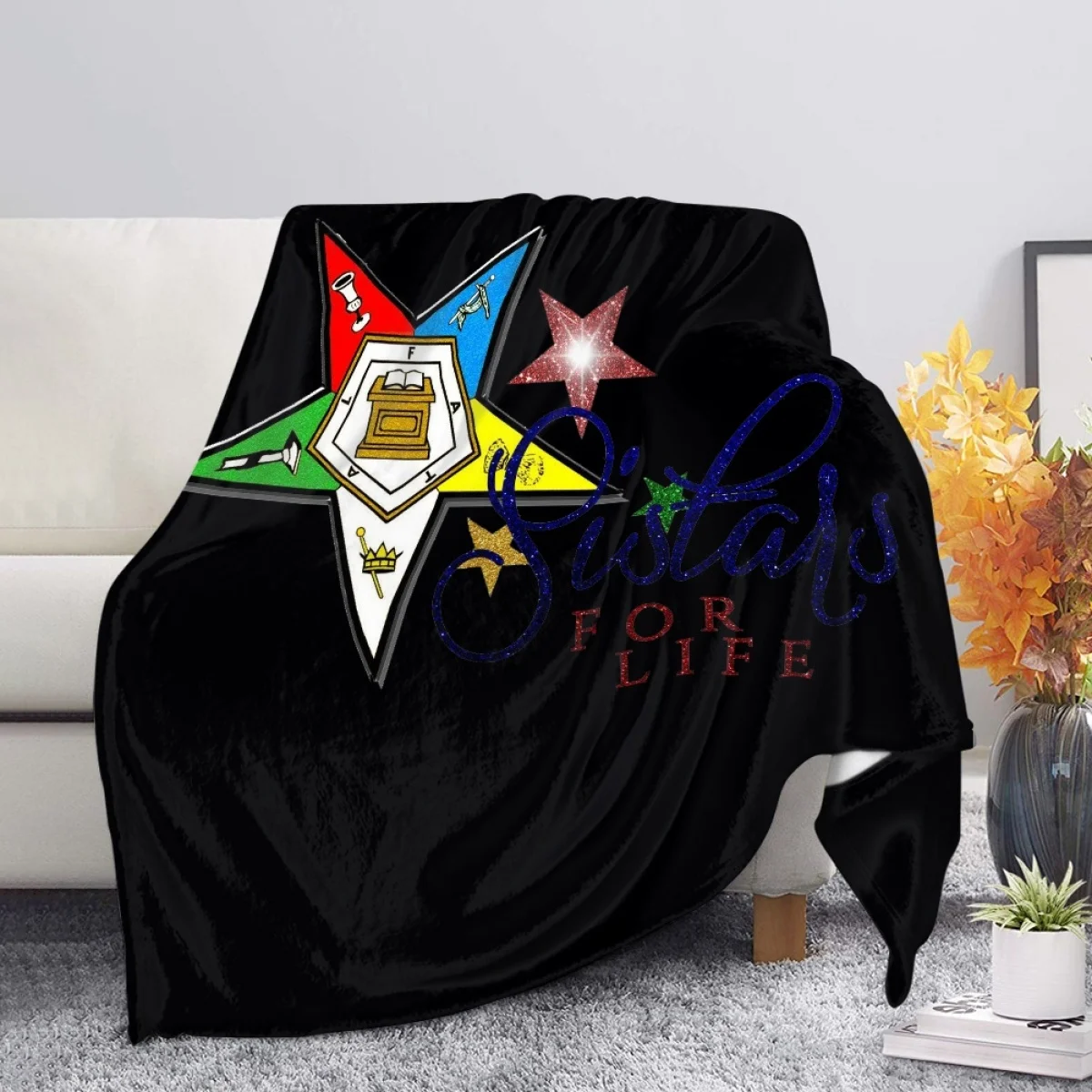 TOADDMOS Coral Fleece Blanket Home Bedroom Decoration OES Sistars Order Of Eastern Printing Soft Warm Office Throw Blanket Quilt
TOADDMOS Coral Fleece Blanket Home Bedroom Decoration OES Sistars Order Of Eastern Printing Soft Warm Office Throw Blanket Quilt