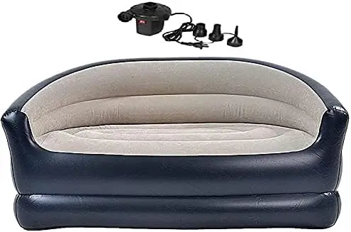 Portable Inflatable Double Sofa, Lazy Flocking Two-Seater Lounge Chair with Electric Air - Great for Pop Up Indoor Living Room
Portable Inflatable Double Sofa, Lazy Flocking Two-Seater Lounge Chair with Electric Air - Great for Pop Up Indoor Living Room