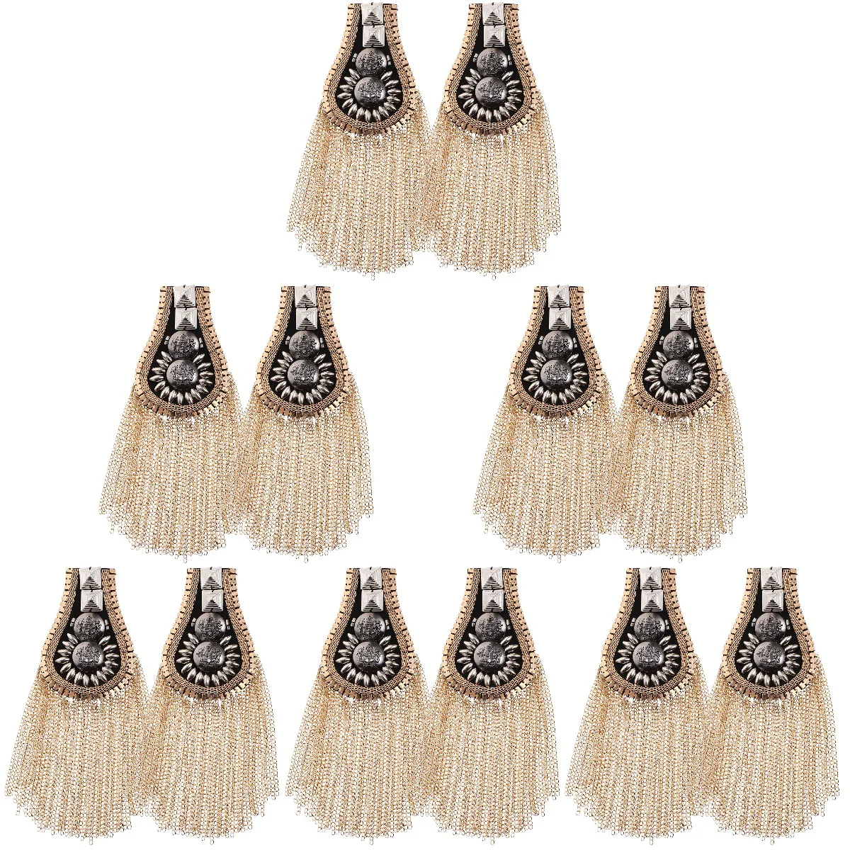 6x Rhinestone Fringe Epaulet Chain Epaulettes Brooches with Rhinestones Nutcracker Hat Shoulder Tassel Chain
6x Rhinestone Fringe Epaulet Chain Epaulettes Brooches with Rhinestones Nutcracker Hat Shoulder Tassel Chain
