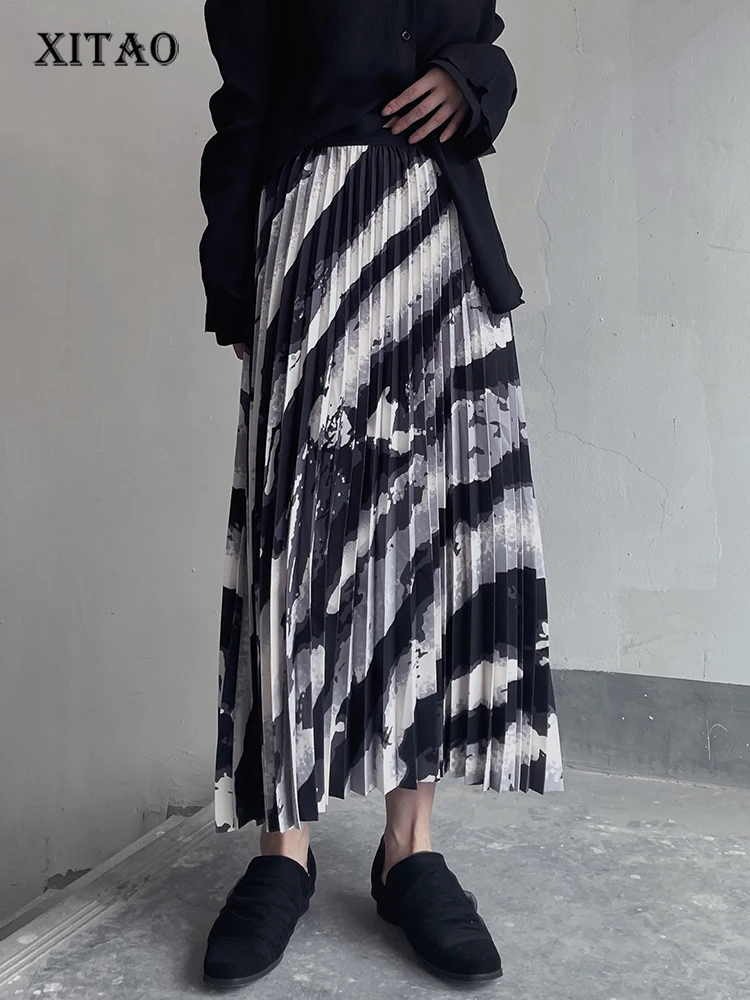 XITAO Pleated Print Casual Skirts Women Korea 2023 Summer New Personality Fashion Loose All Match Elastic Waist Skirts ZRQ1038
XITAO Pleated Print Casual Skirts Women Korea 2023 Summer New Personality Fashion Loose All Match Elastic Waist Skirts ZRQ1038
