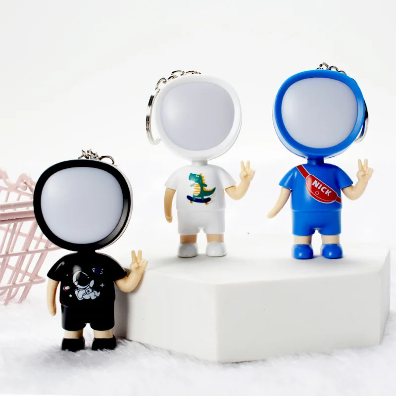 Fashion Doll Design Luminous Keychain Cartoon Men and Women Car Key Chain Ring Kid's Toy Couple Keys Schoolbag Pendant Gift
Fashion Doll Design Luminous Keychain Cartoon Men and Women Car Key Chain Ring Kid's Toy Couple Keys Schoolbag Pendant Gift
