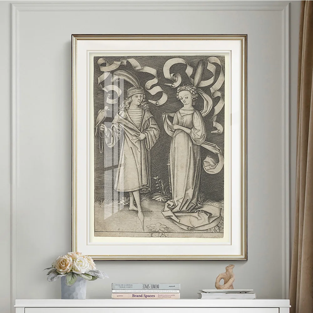 Israhel Van Meckenem Museum Vintage Art Print Poster The Falconer And The Lady Canvas Painting Black White Wall Stickers Decor
Israhel Van Meckenem Museum Vintage Art Print Poster The Falconer And The Lady Canvas Painting Black White Wall Stickers Decor
