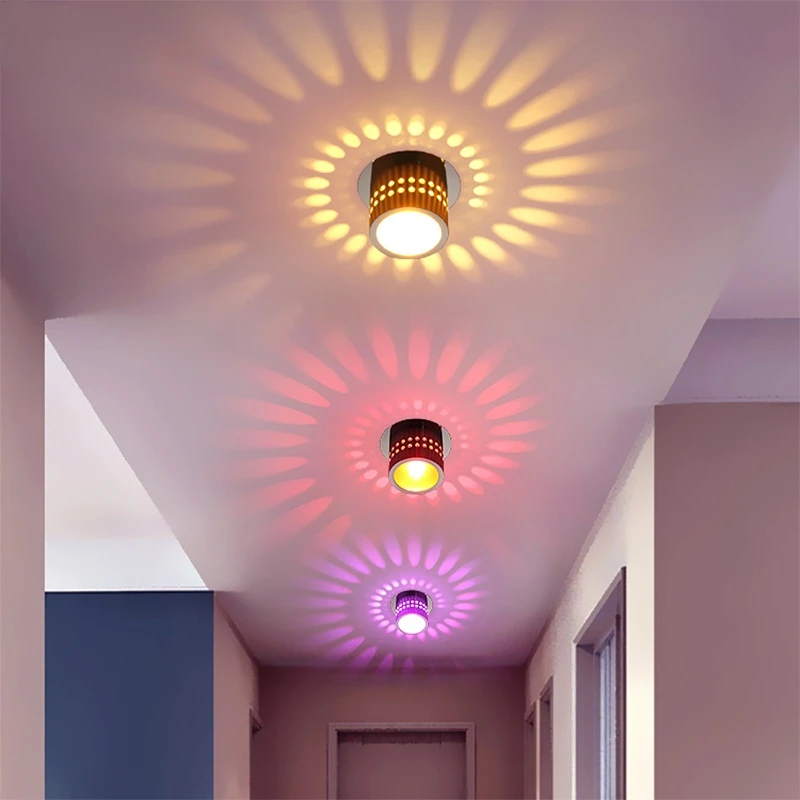 

Modern Led Ceiling Light Spiral RGB Colorful Led Ceiling Lamp for Living Room Gallery Balcony Porch Corridor KTV Bar Party Xmas