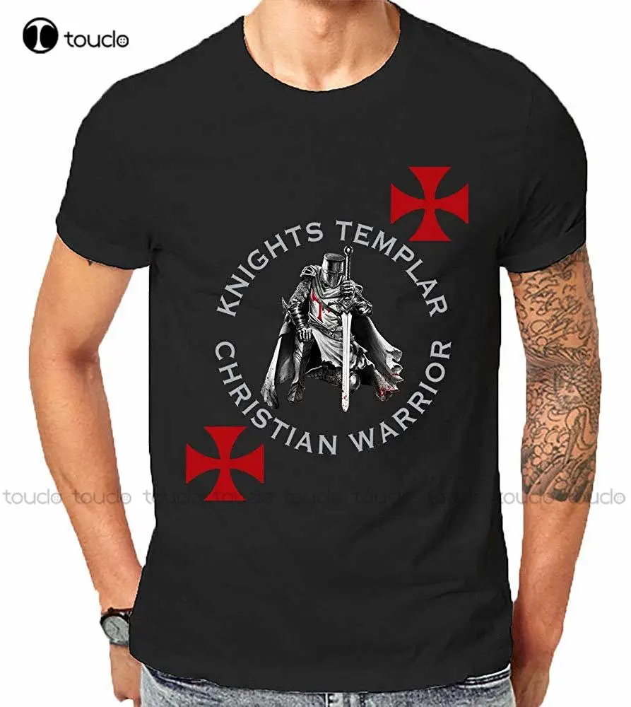 Knights Templar Christian Warrior Bible Oath Holy Spirit Church Bible T-Shirt Tops Short Shirt Hip Hop Polyester T Shirts
Knights Templar Christian Warrior Bible Oath Holy Spirit Church Bible T-Shirt Tops Short Shirt Hip Hop Polyester T Shirts