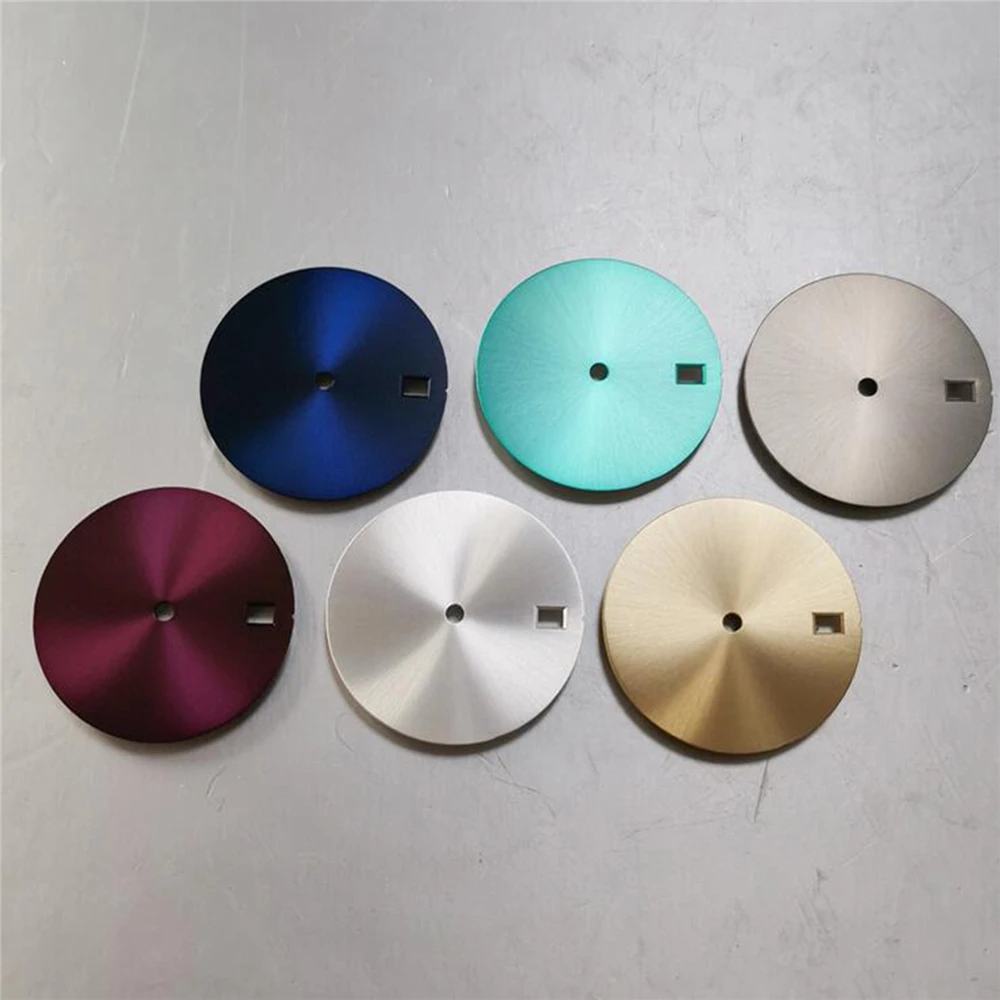 For NH35/36 Movement DIY Parts 28.5MM Watch Dial Metal No Luminous Dial 
For NH35/36 Movement DIY Parts 28.5MM Watch Dial Metal No Luminous Dial