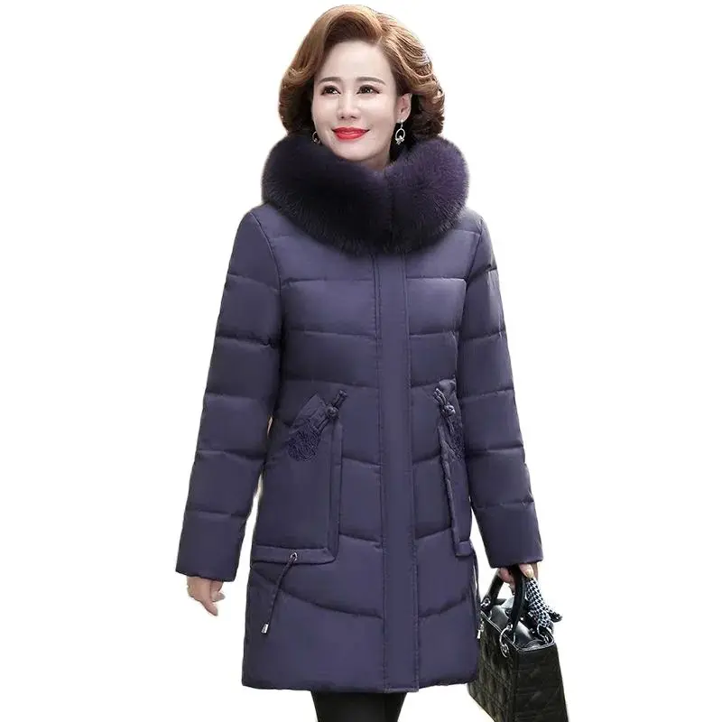 Middle-aged Women Down Jacket 2022 New Hooded Parkas Thicke Warm Cotton Padded Jacket Women's Winter Jacket Coat Outerwear 5XL
Middle-aged Women Down Jacket 2022 New Hooded Parkas Thicke Warm Cotton Padded Jacket Women's Winter Jacket Coat Outerwear 5XL