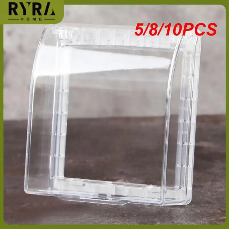 5/8/10PCS Splash-proof Electric Plug Cover Waterproof 86 Type Wall Socket Box Self-adhesive Switch Protective Cover Home Office 
5/8/10PCS Splash-proof Electric Plug Cover Waterproof 86 Type Wall Socket Box Self-adhesive Switch Protective Cover Home Office