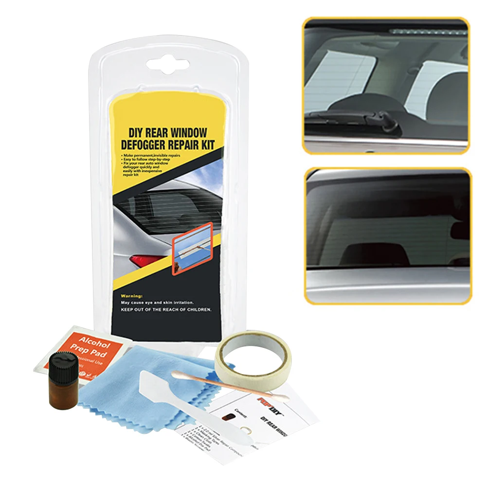 DIY Quick Repair Car Rear Window Defogger Repair Kit Glass Grid Fix Defroster Broken Window Scratched Lines Heater
DIY Quick Repair Car Rear Window Defogger Repair Kit Glass Grid Fix Defroster Broken Window Scratched Lines Heater