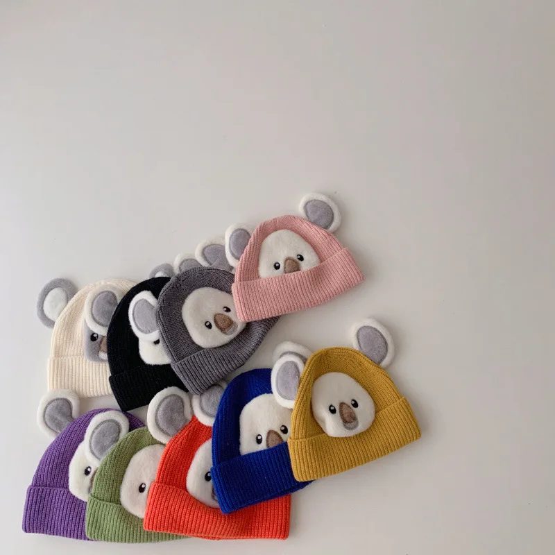 Cartoon Baby Hat With Ears Koala Newborn Soft Wool Knitted Beanies Cap Autumn Winter Warm Kids Girl Boy Infant Fashion Bonnet
Cartoon Baby Hat With Ears Koala Newborn Soft Wool Knitted Beanies Cap Autumn Winter Warm Kids Girl Boy Infant Fashion Bonnet