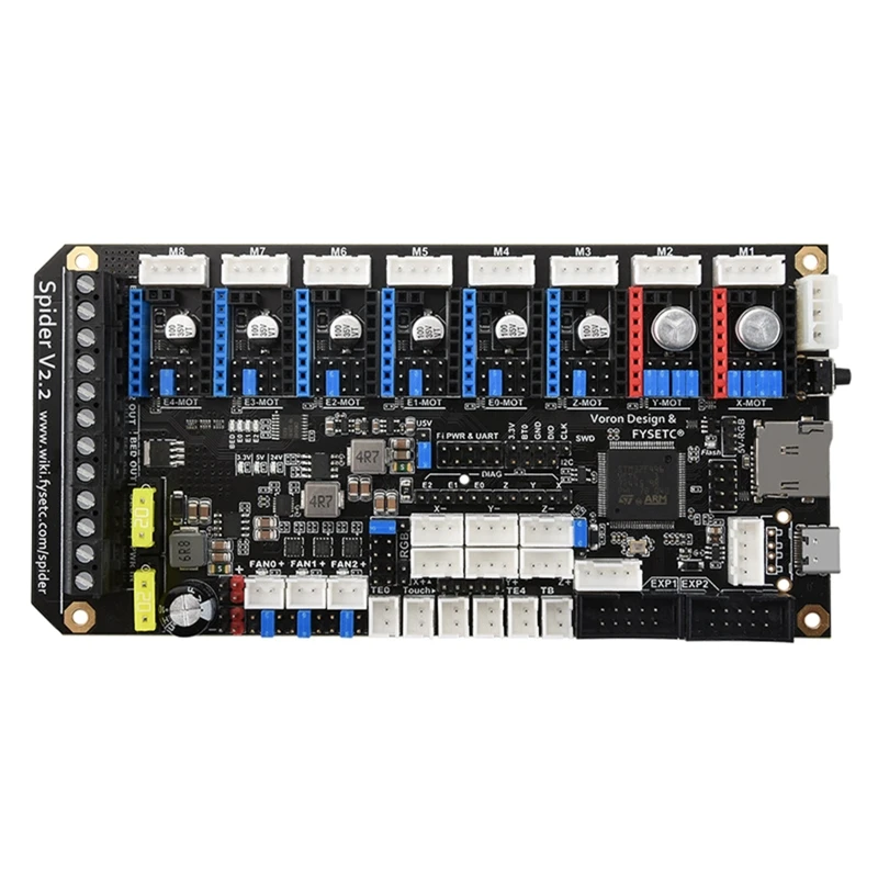 R2LB Durable Motherboard 32 Bit Controller Board TMC2208 UART TMC2209 3D Printer Part Replace Spider V2.2 SKR V1.3 For Voron
R2LB Durable Motherboard 32 Bit Controller Board TMC2208 UART TMC2209 3D Printer Part Replace Spider V2.2 SKR V1.3 For Voron