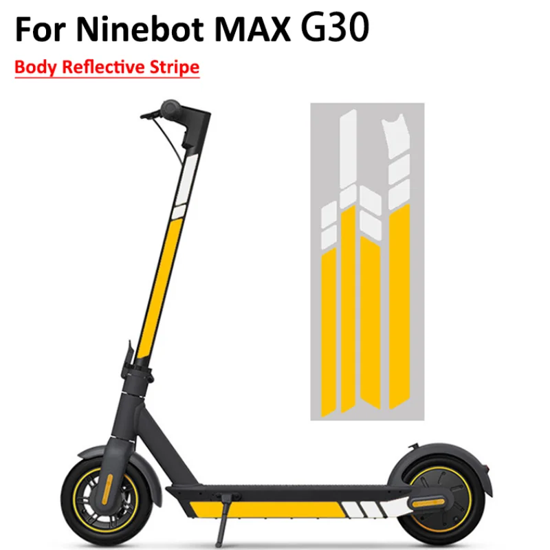 Reflective Sticker for Ninebot Max G30 G30D G30Lp Electric Scooter Fluorescent Body Decoration Warning Driving Safety Accessory
Reflective Sticker for Ninebot Max G30 G30D G30Lp Electric Scooter Fluorescent Body Decoration Warning Driving Safety Accessory