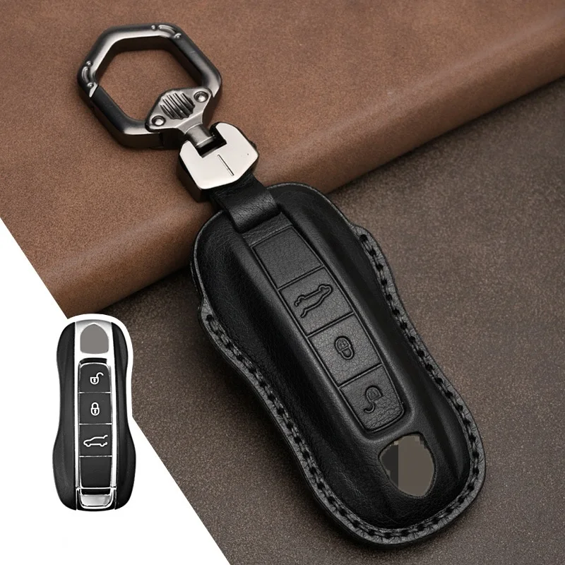 1Pcs Genuine Leather Car Remote Key Case Key Cover For Porsche Panamera 2017-2021 Cayenne 2018 2019 2020 2021
1Pcs Genuine Leather Car Remote Key Case Key Cover For Porsche Panamera 2017-2021 Cayenne 2018 2019 2020 2021
