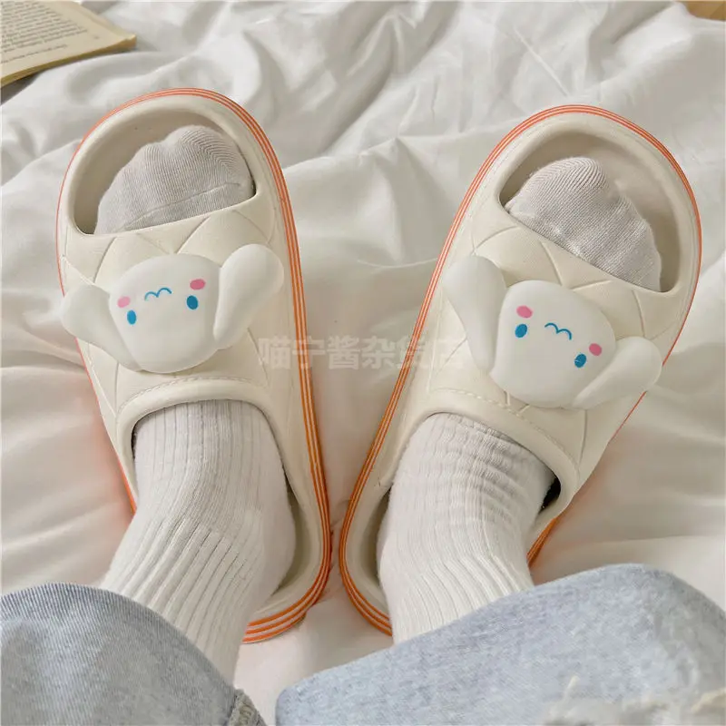 New Cinnamoroll Slippers Kawaii Sanrio Hellokitty Cartoon Household Thick Soled Non Slip Student Sandals Adult Bathroom Slippers
New Cinnamoroll Slippers Kawaii Sanrio Hellokitty Cartoon Household Thick Soled Non Slip Student Sandals Adult Bathroom Slippers