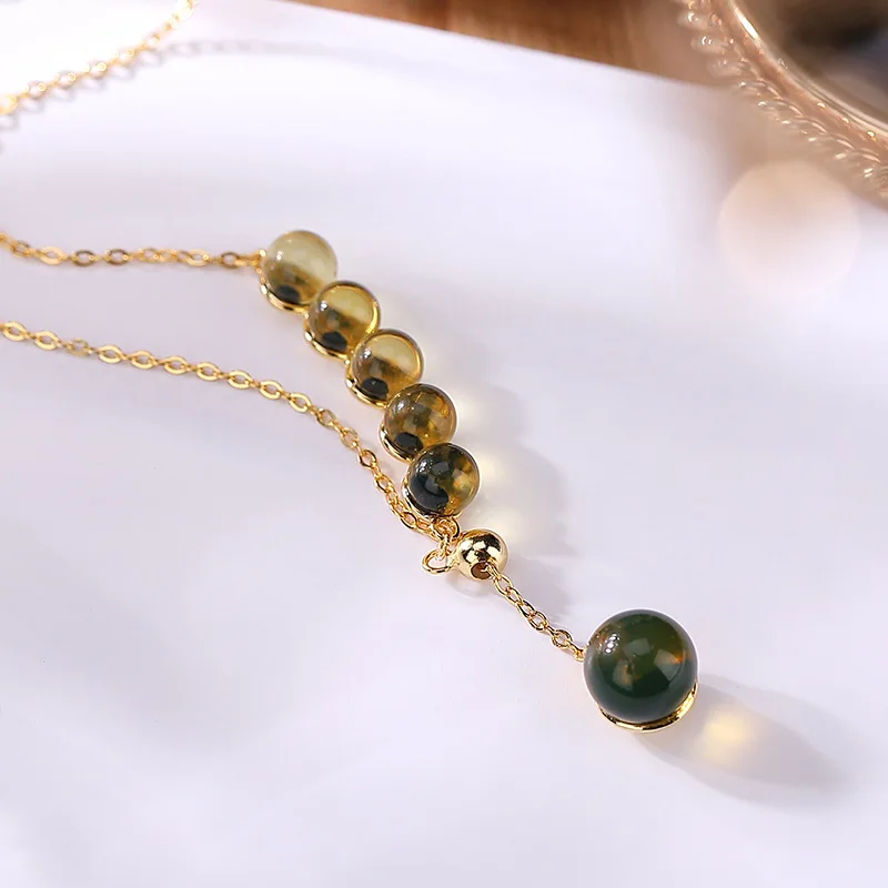 Natural Mexico bule amber pendant for women amber necklaces jewelry silver necklace with 925 sterling silver necklace 6mm
Natural Mexico bule amber pendant for women amber necklaces jewelry silver necklace with 925 sterling silver necklace 6mm