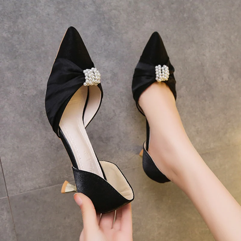 New Fashion Elegant Pearl High Heels Women's Stiletto Party Shoes Women's Summer Pointed Toe High Heels Women's High Heels
New Fashion Elegant Pearl High Heels Women's Stiletto Party Shoes Women's Summer Pointed Toe High Heels Women's High Heels