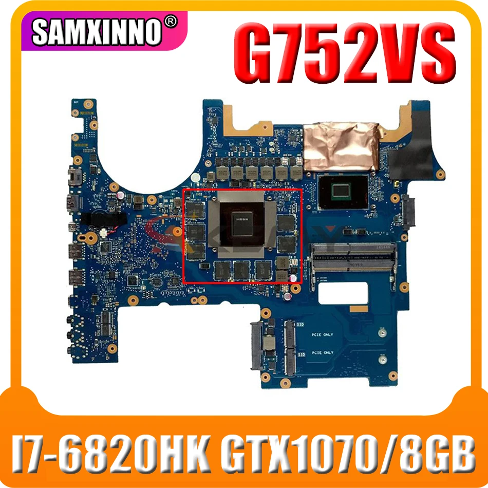 ROG752 For Asus G752VS G752VML G752VM G752VSK I7-6820HK GTX1070/8GB video laptop motherboard tested 100% work original mainboard
ROG752 For Asus G752VS G752VML G752VM G752VSK I7-6820HK GTX1070/8GB video laptop motherboard tested 100% work original mainboard