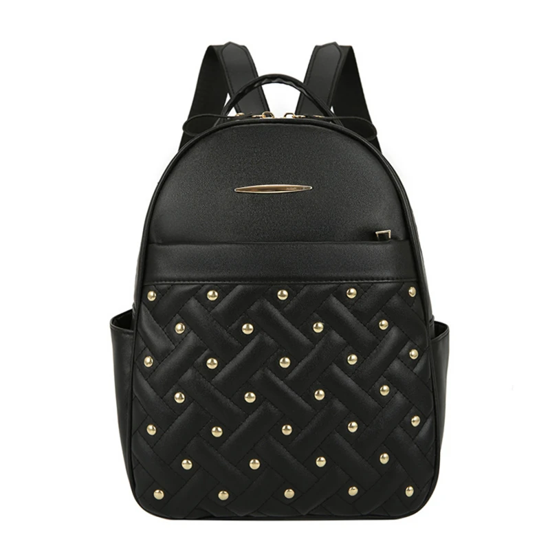 2022 Vintage Rivet Backpack Large Capacity Handbag Ladies Casual Shoulder Bags Travel Backpack High Quality PU Leather Pack
2022 Vintage Rivet Backpack Large Capacity Handbag Ladies Casual Shoulder Bags Travel Backpack High Quality PU Leather Pack